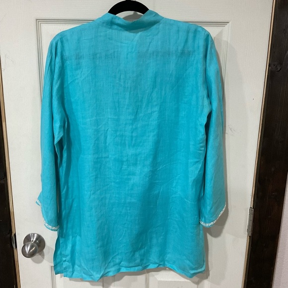 Barbara Gerwit Embroidered Beaded Blouse - Picture 2 of 3